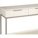 Rebel 63 X 17.75 inch Champagne Gold / Cream Console Table with Drawers